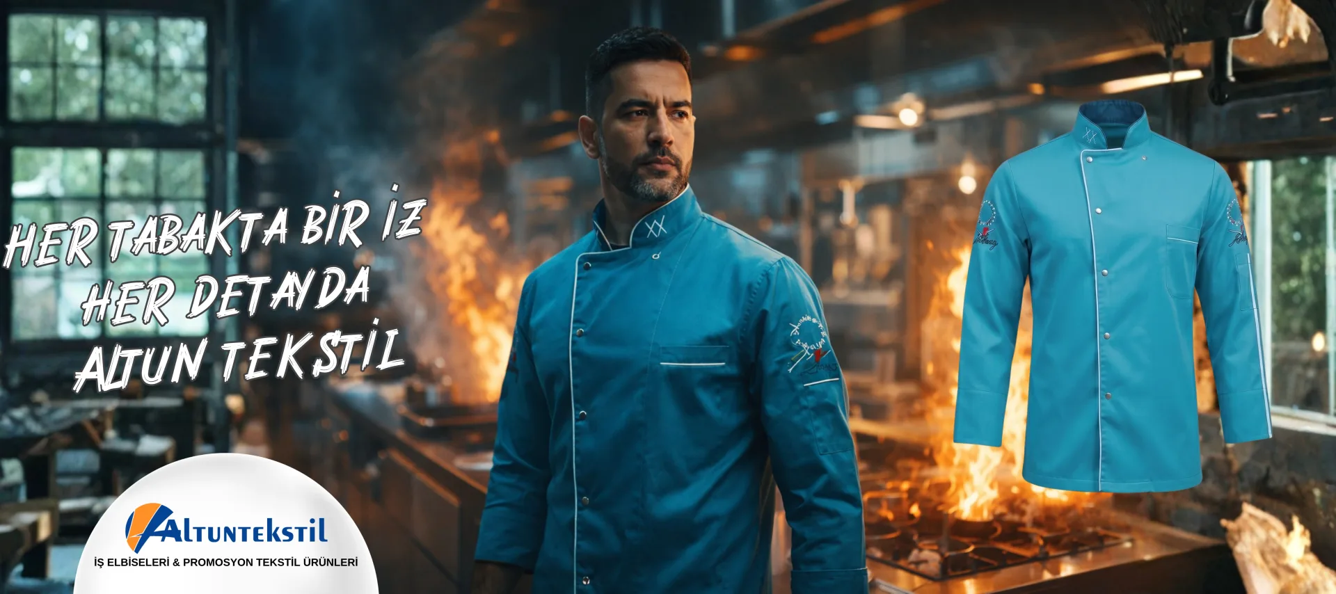 Turkuaz kampanya görseli — Altun Tekstil